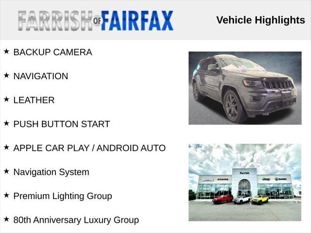 2021 Jeep Grand Cherokee 80th Anniversary 4x4