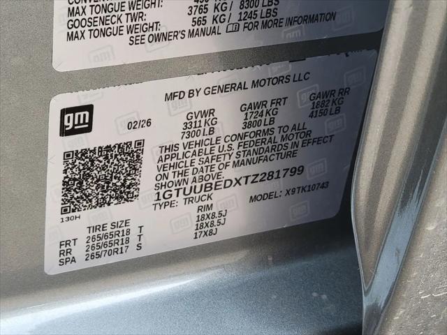 2026 GMC Sierra 1500 Crew Cab, Standard Bed, SLE, 4WD