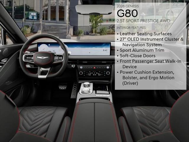 2026 Genesis G80 2.5T Sport Prestige AWD