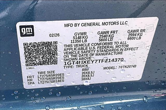 2026 GMC Sierra 2500HD Crew Cab, Standard Bed, Denali Ultimate, 4WD