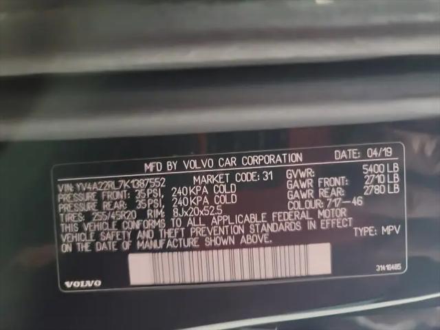 2019 Volvo XC60 T6 Inscription