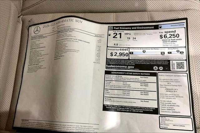 2026 Mercedes-Benz GLS GLS 450 4MATIC