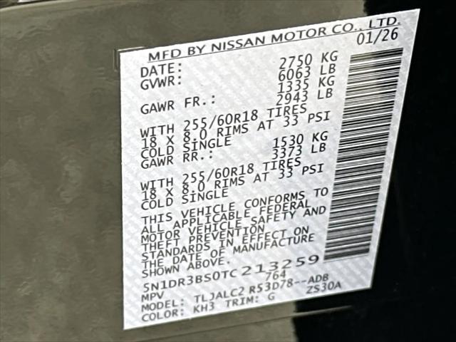 2026 Nissan Pathfinder SV