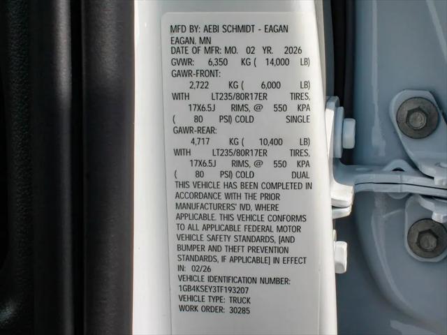 2026 Chevrolet Silverado 3500HD Work Truck