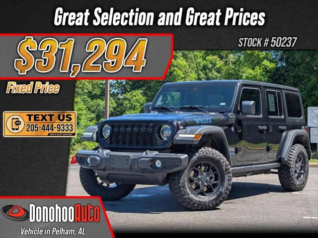 2025 Jeep Wrangler 4xe Willys 4xe for sale in Pelham, AL