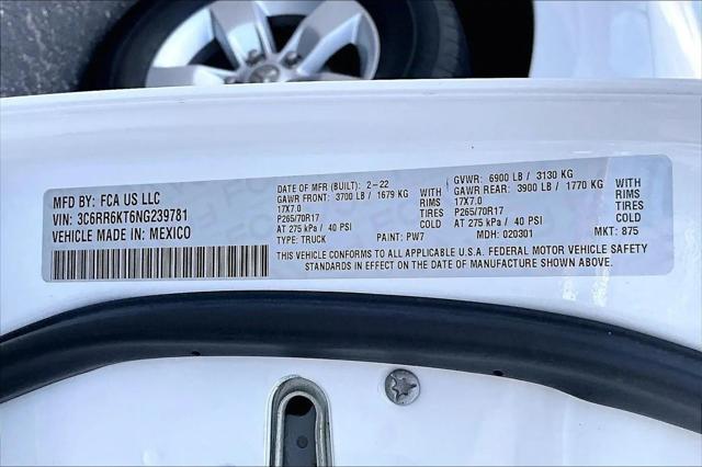 2022 Ram 1500 Classic Tradesman Crew Cab 4x2 5'7" Box