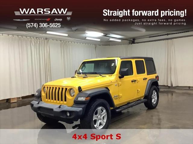 2019 Jeep Wrangler Unlimited Sport S 4x4 for sale in Warsaw, IN