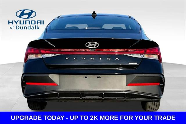 2026 Hyundai Elantra Hybrid Blue
