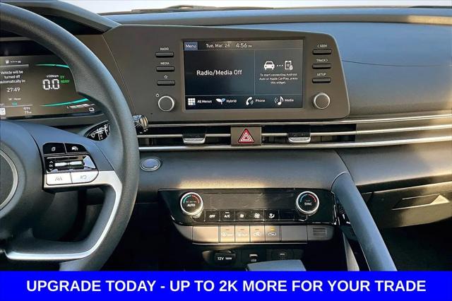 2026 Hyundai Elantra Hybrid Blue