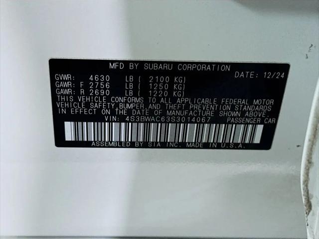 2025 Subaru Legacy Premium