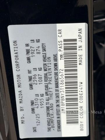 2026 Mazda Mazda3 2.5 Turbo Premium Plus