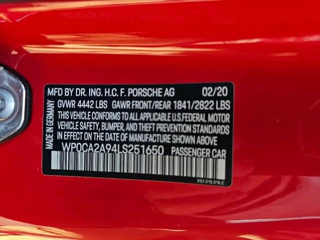 2020 Porsche 911 Carrera Cabriolet