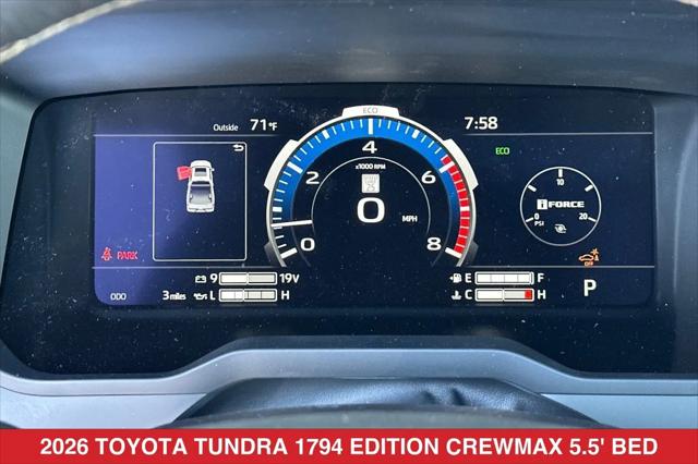 2026 Toyota Tundra 1794 Edition CrewMax 5.5' Bed