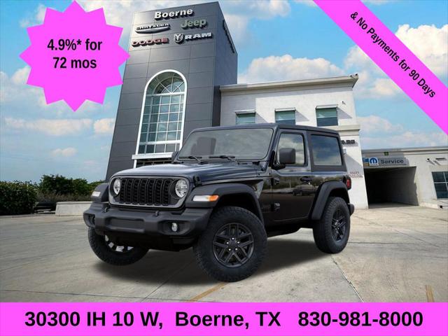 2026 Jeep Wrangler 2-Door Sport S 4x4 for sale in Boerne, TX