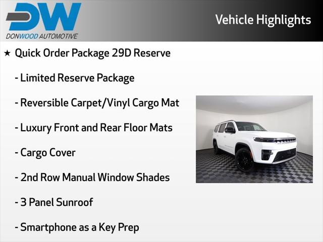 2026 Wagoneer Grand Wagoneer GRAND WAGONEER LIMITED RESERVE 4X4