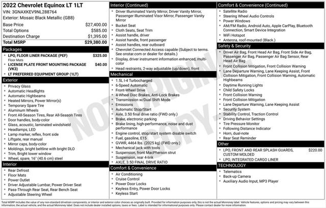 2022 Chevrolet Equinox FWD LT