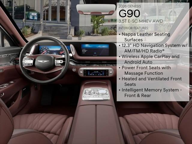 2026 Genesis G90 3.5T E-SC MHEV AWD