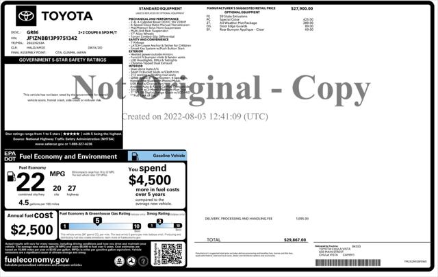2023 Toyota GR86 Unknown