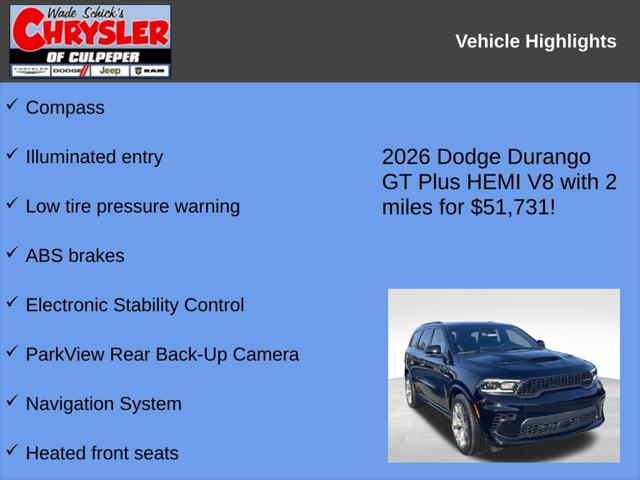 2026 Dodge Durango GT Plus HEMI V8
