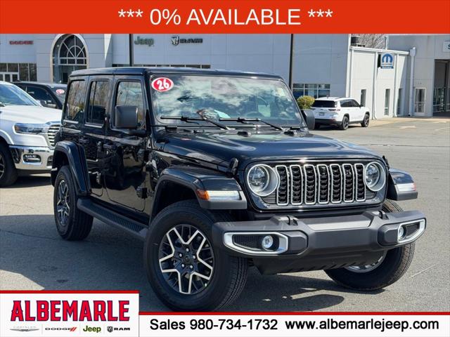 2026 Jeep Wrangler 4-Door Sahara 4x4 for sale in Albemarle, NC