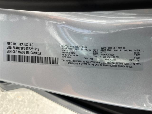 2026 Chrysler Pacifica Pinnacle AWD
