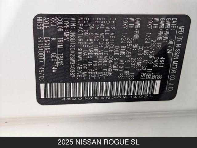2025 Nissan Rogue SL FWD