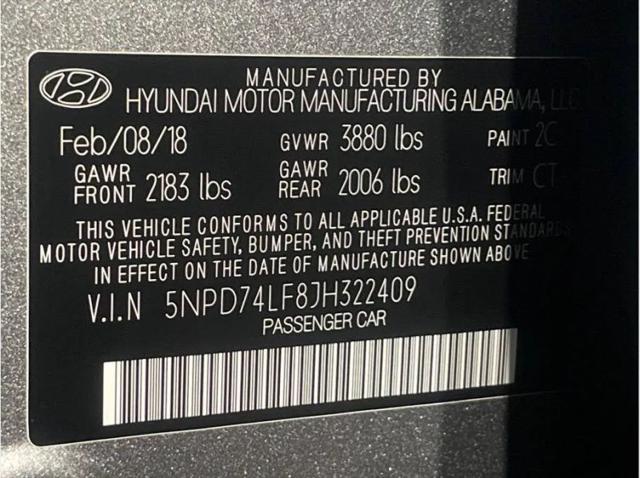 2018 Hyundai Elantra SE