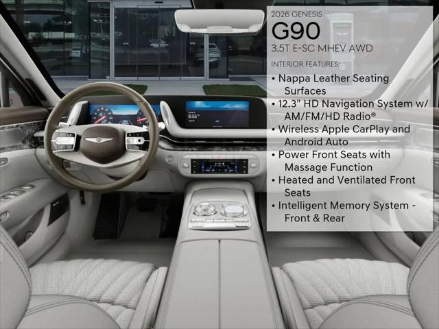 2026 Genesis G90 3.5T E-SC MHEV AWD