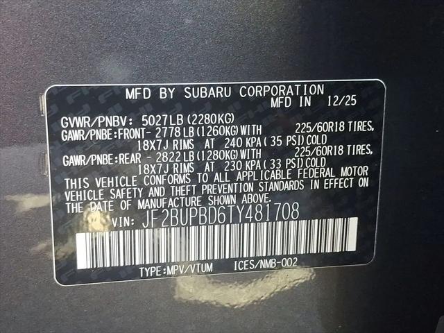 2026 Subaru Outback Premium