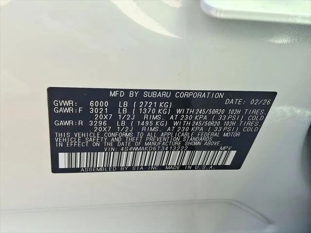 2026 Subaru Ascent Touring 7-Passenger