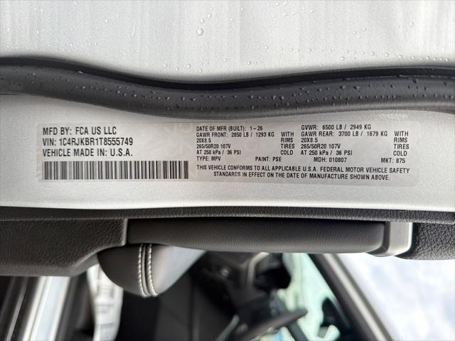 2026 Jeep Grand Cherokee L Limited 4x4