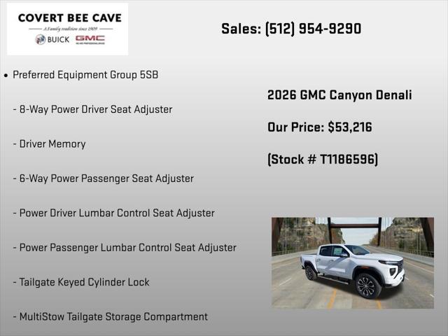 2026 GMC Canyon Denali, 4WD