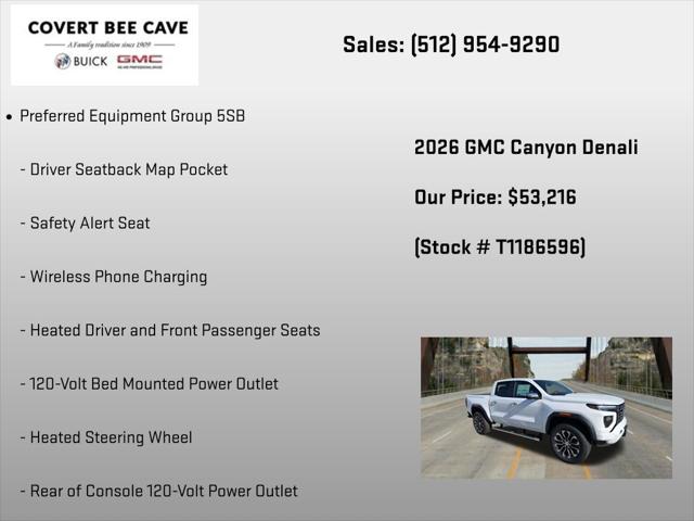 2026 GMC Canyon Denali, 4WD