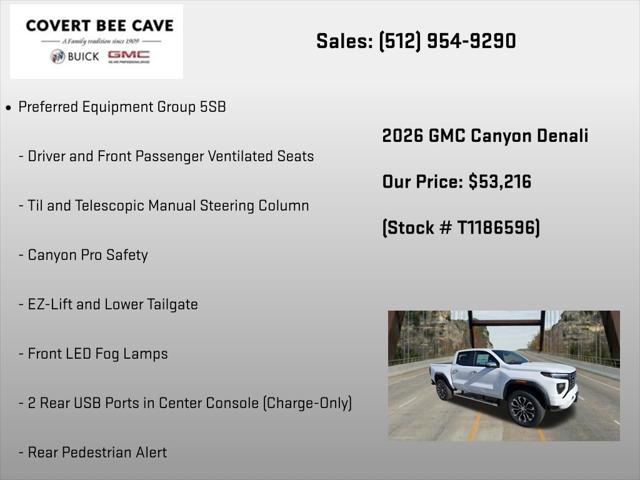 2026 GMC Canyon Denali, 4WD