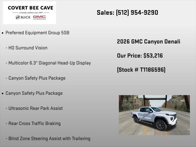 2026 GMC Canyon Denali, 4WD