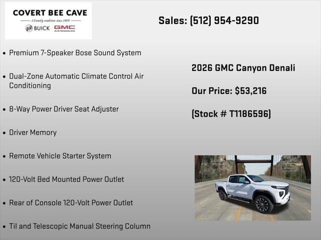 2026 GMC Canyon Denali, 4WD