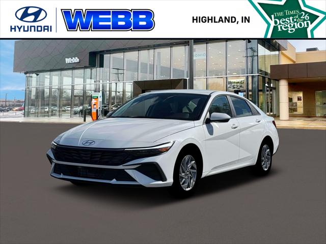 2026 Hyundai Elantra Hybrid Blue for sale in HIGHLAND, IN