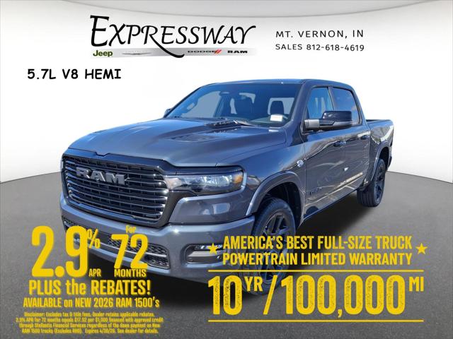 2026 RAM Ram 1500 RAM 1500 LARAMIE CREW CAB 4X4 57 BOX