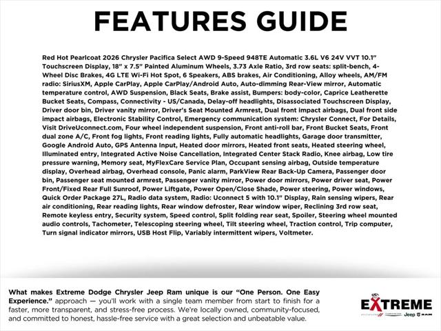 2026 Chrysler Pacifica PACIFICA SELECT AWD