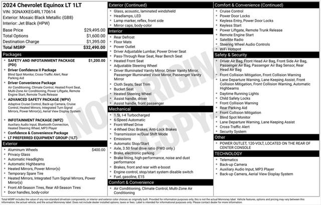 2024 Chevrolet Equinox FWD LT