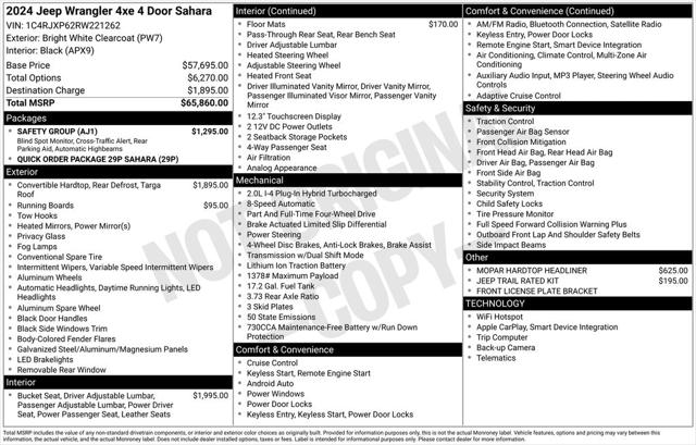 2024 Jeep Wrangler 4xe Sahara 4xe