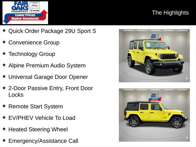 2024 Jeep Wrangler 4xe Sport S 4xe