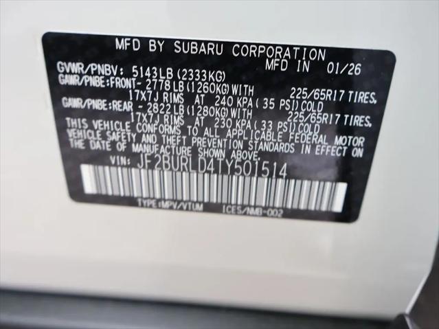 2026 Subaru Outback Wilderness