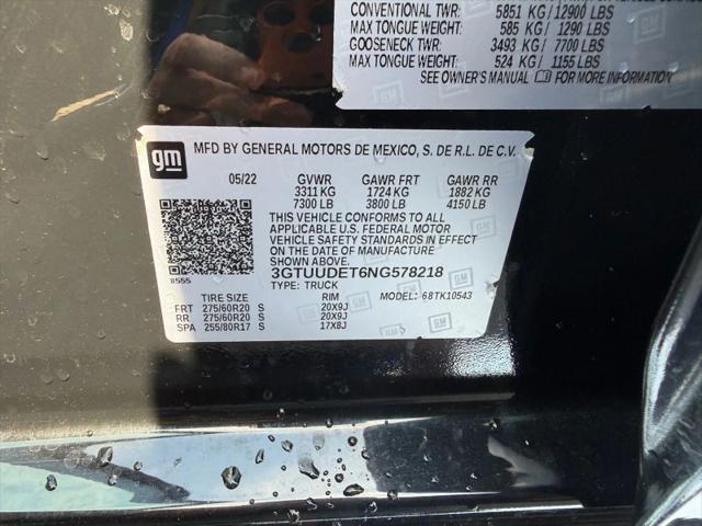 2022 GMC Sierra 1500 4WD Crew Cab Short Box SLT