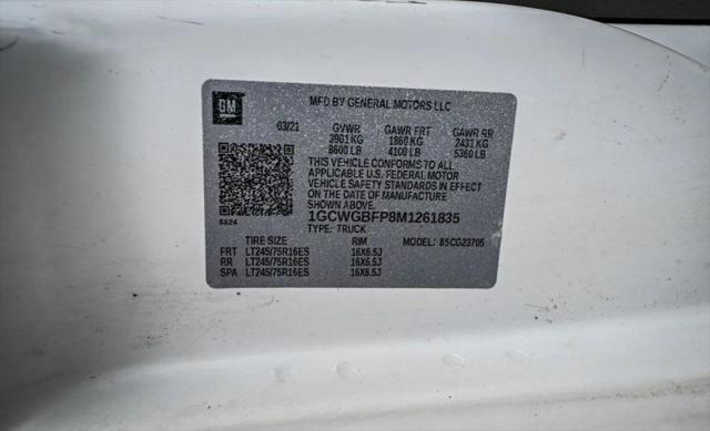 2021 Chevrolet Express Cargo Van RWD 2500 Extended Wheelbase WT
