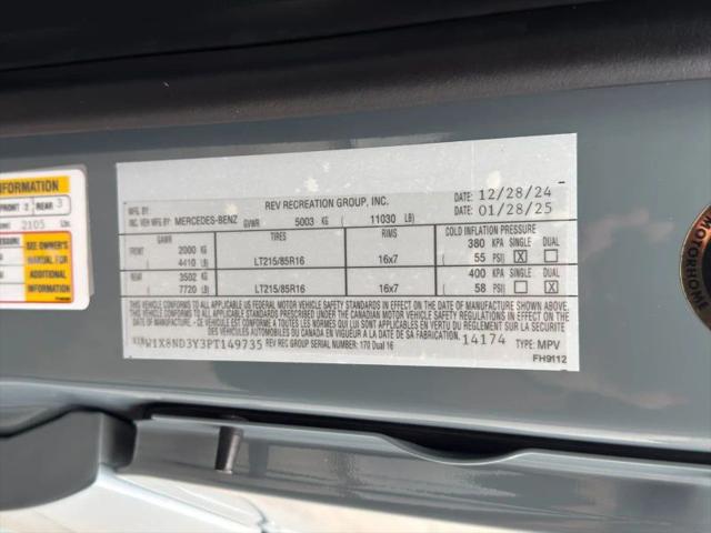 2023 Mercedes-Benz Sprinter 3500XD High Roof 4-Cyl Diesel HO