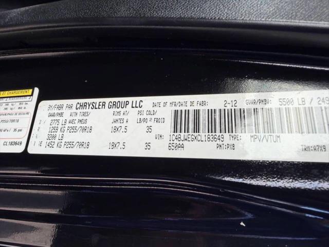 2012 Jeep Wrangler Unlimited Unlimited Sahara