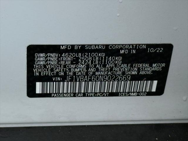 2022 Subaru WRX Premium