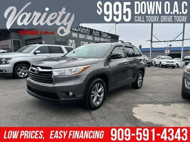 2015 Toyota Highlander XLE V6 for sale in ONTARIO, CA