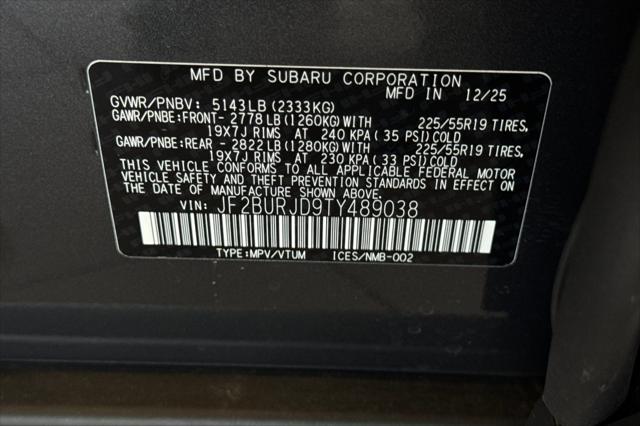 2026 Subaru Outback Touring XT